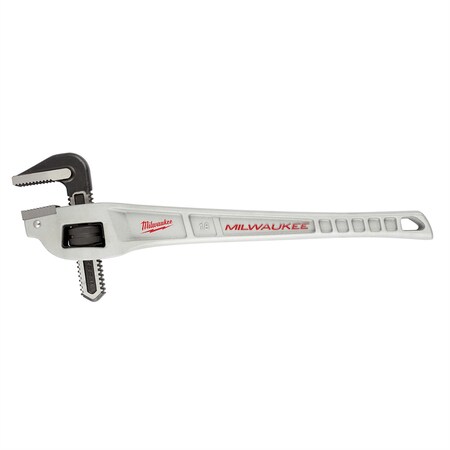 Milwaukee Tool 18 in. Aluminum Offset Pipe Wrench 48-22-7185